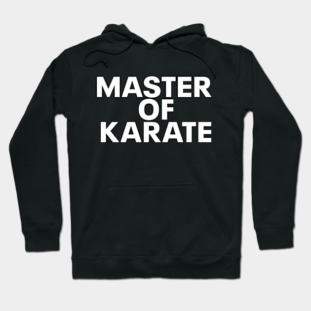 master of karate Hoodie by Owl Flavored